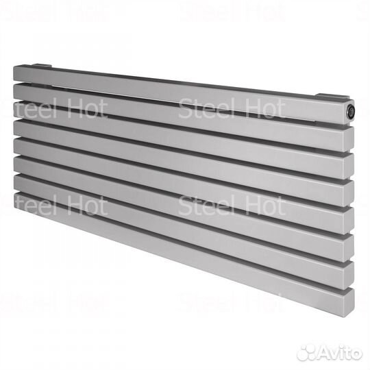 Горизонтальный дизайнерский радиатор Steel-Hot от
