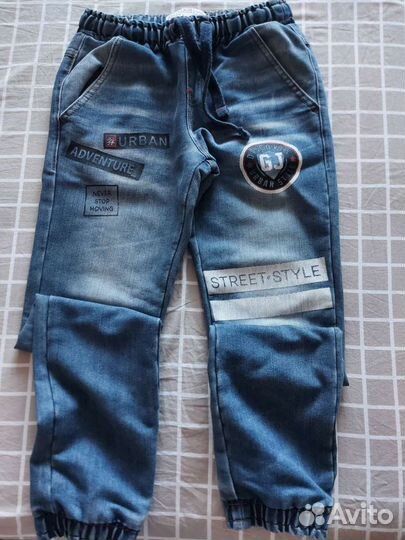 Джинсовый костюм для мальчика158