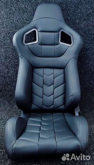Сиденья спортивные пара - Полуковши кожа