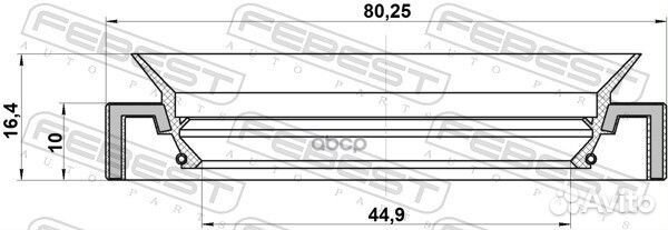 Сальник привода toyota land cruiser prado