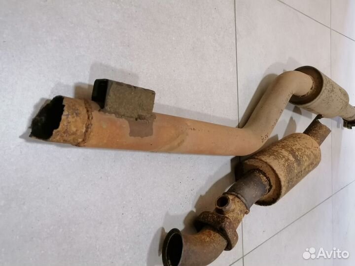 Глушитель пламягаситель Mercedes S W220 3.2 левый