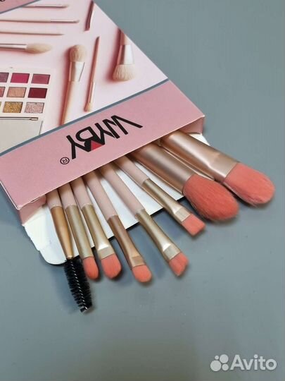 Набор кистей для макияжа 8 штук