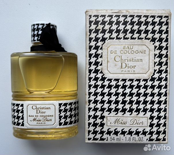 Christian dior miss dior одеколон 54 мл винтаж