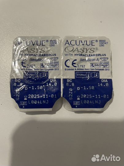 Линзы контактные acuvue oasys двухнедельные