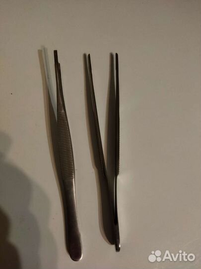 Пинцет медицинский сталь медицинская