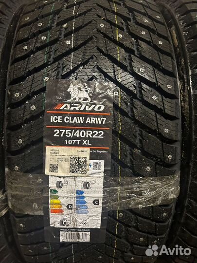 Arivo Ice Claw ARW7 275/40 R22 и 315/35 R22 107T