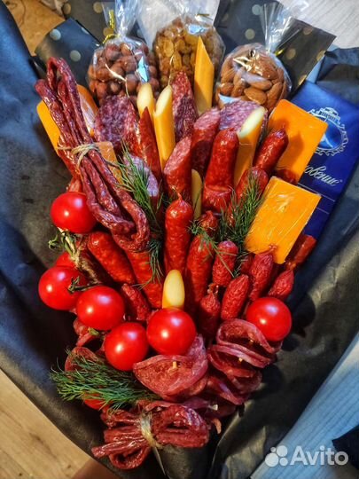 Мужские съедобные букеты