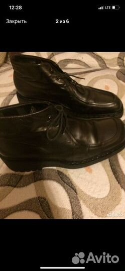 Ботинки женские, демисезонные. Как раз в гололёд