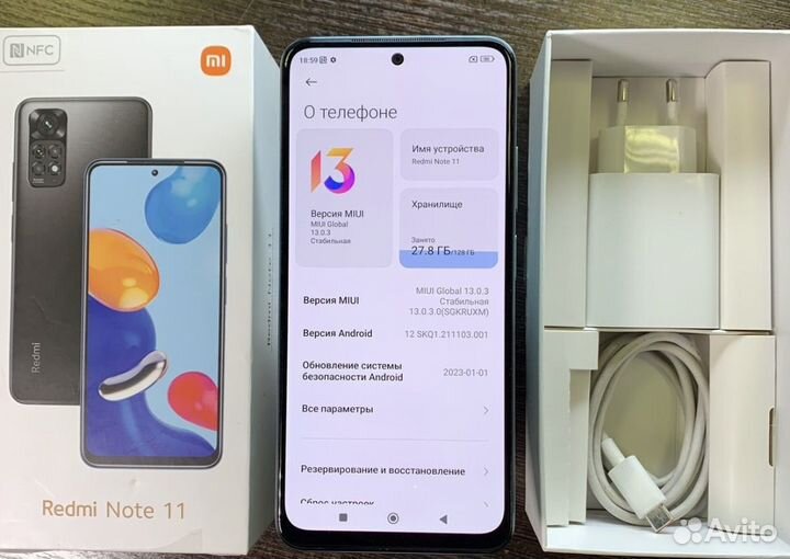 Xiaomi Redmi Note 11, 6/128 ГБ