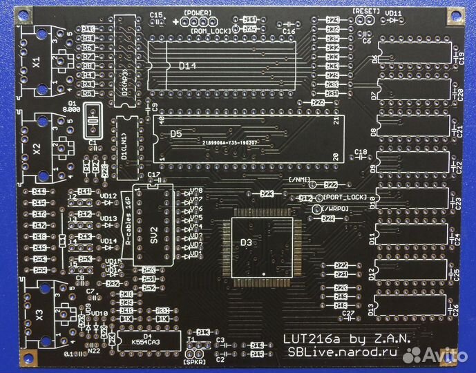 Компьютер ZX Spectrum. Печатная плата