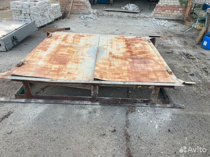 Ворота гаражные металлические бу