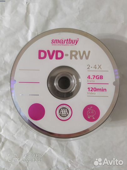 Болванка диска DVD