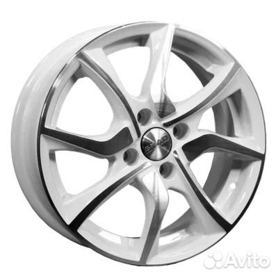 Скад 6x15/4x100 ET39 D56,6 Тулон Алмаз белый