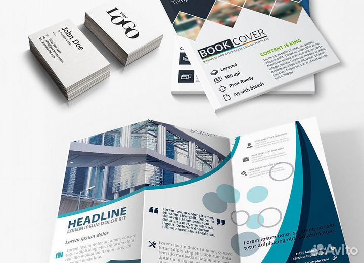 Печать визиток флаеров листовок