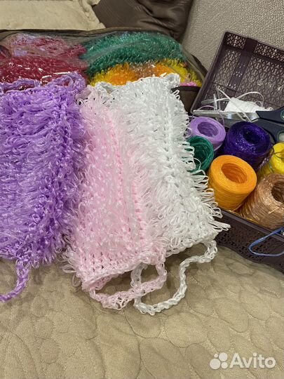 Мочалка ручной работы