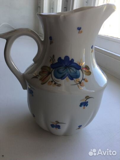 Кувшин с незабудками 1974г. винтаж