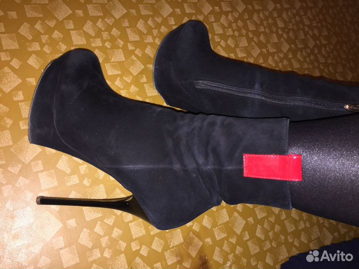 Ботильоны melani натуральная замша