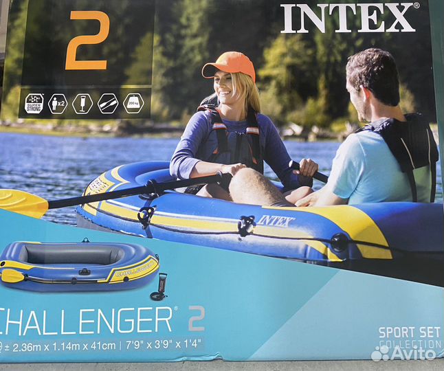 Лодка надувная Intex