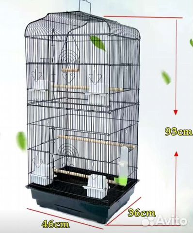 Большая клетка для попугая, новая