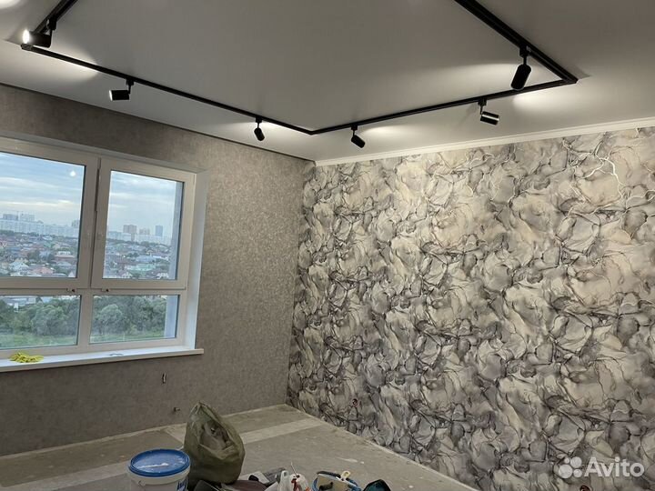 Поклейка обоев.шпаклевка.ремонт квартир