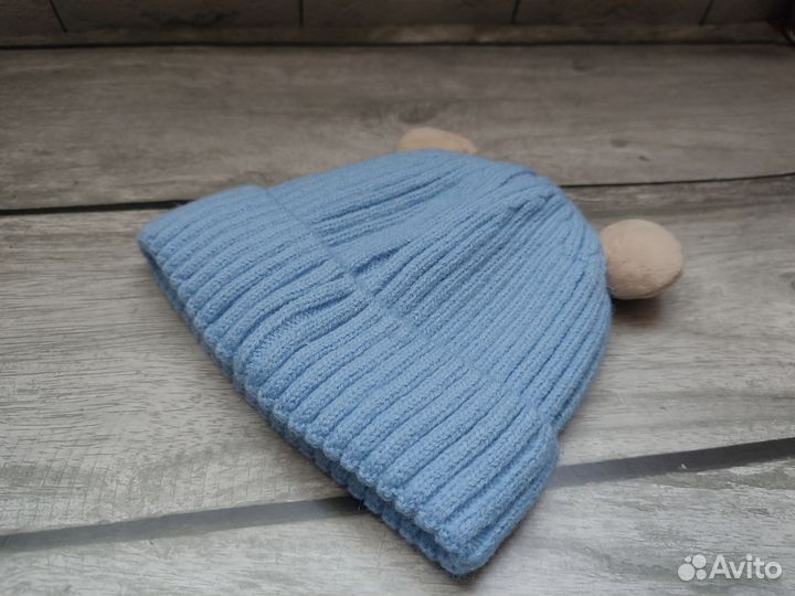 Шапка с ушками детская