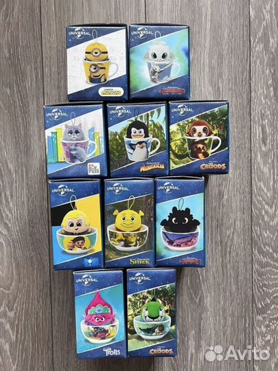 Игрушка в кружке и пиале магнит