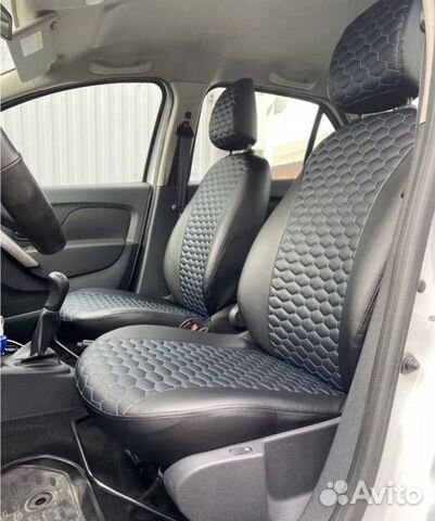 Чехлы LADA Granta Экокожа соты