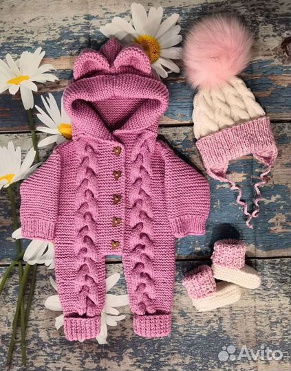 Комбез вязаный