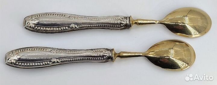 Набор приборов серебро 800 пр Германия 19 век