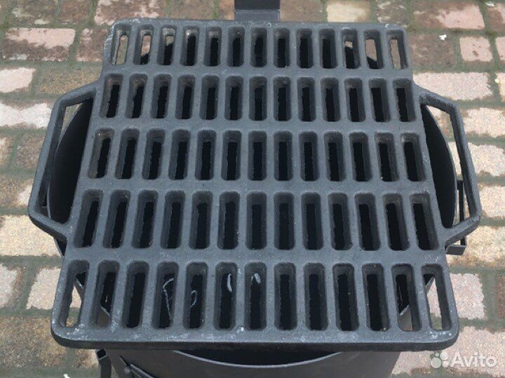 Решетка-гриль чугунная 40х44 см