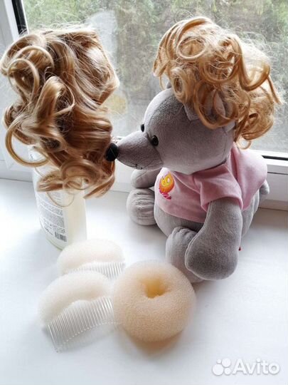 Хвост шиньон.шиньон резинка