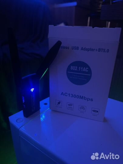 Wi fi адаптер диапазонный usb 5G Bluetooth