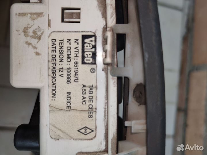 Блок управления климатом Renault Scenic 1