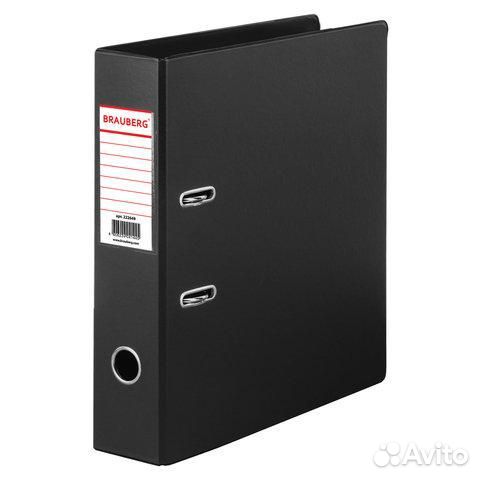 Папка-регистратор brauberg с двухсторонним покрыт
