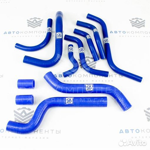 Комплект силиконовых патрубков радиатора охлаждени