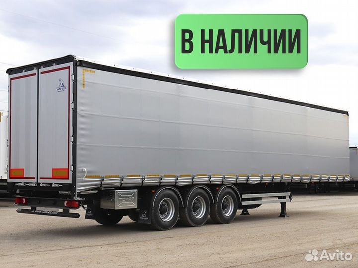 Полуприцеп шторно-бортовой Тонар T3-13 (9888), 2023
