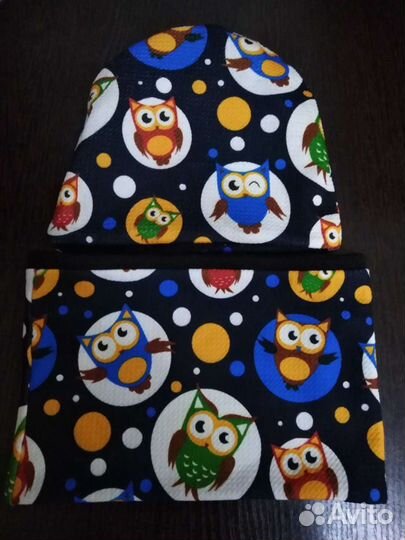 Шапочка и снуд демесезонная