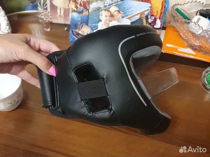 Боксерский шлем с бампером