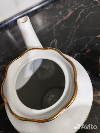 Кофейник и молочник фарфор СССР