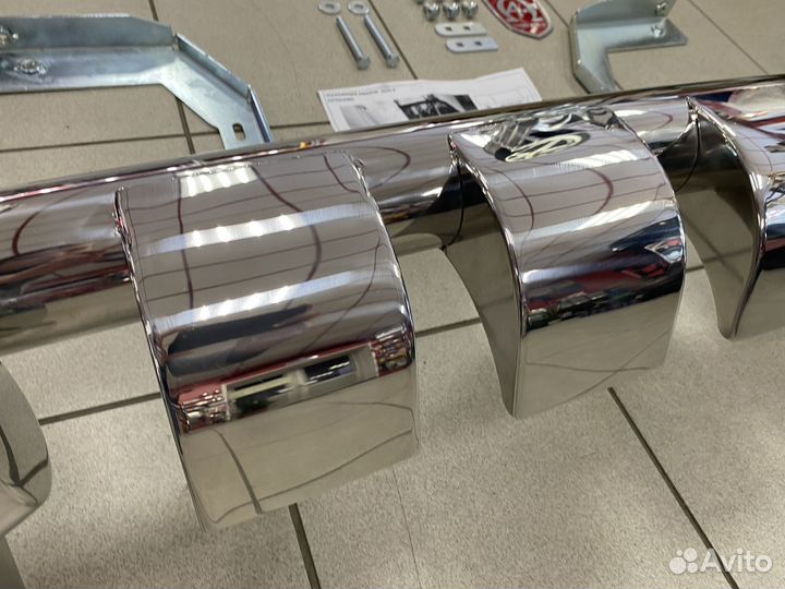 Защита передняя бампера Volkswagen Amarok 2010+