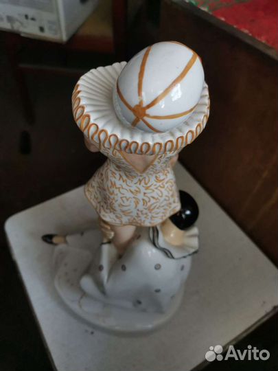 Пьеро и Пьеретта статуэтка фарфор Германия