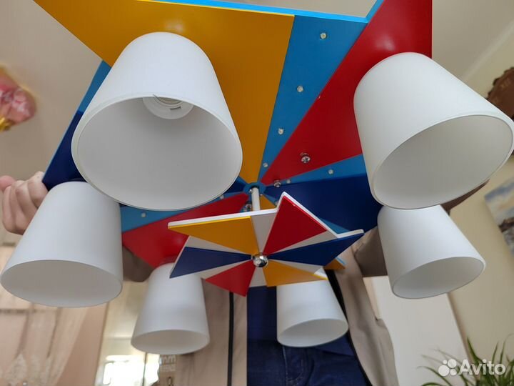 Люстра в детскую комнату