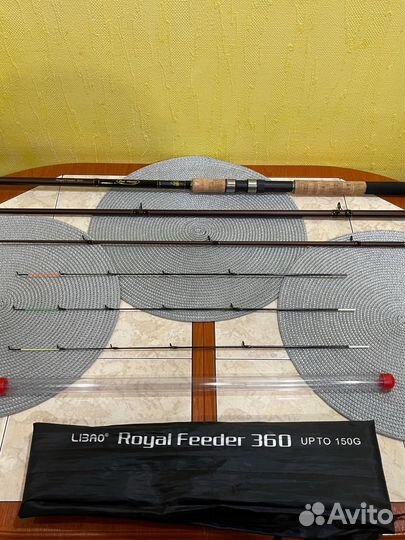 Фидерное удилище 3.60м до 150г libao royal feeder