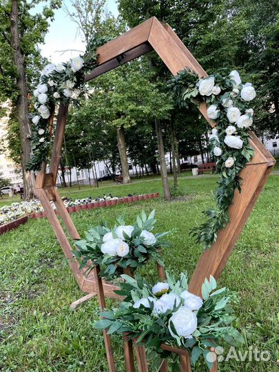 Свадебная арка для выездной регистрации аренда