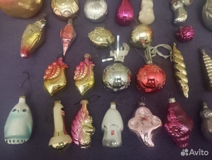 Елочные игрушки СССР
