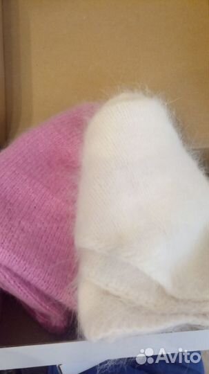 Косынка бактус пух норки (капор, косышка, шаль, ша