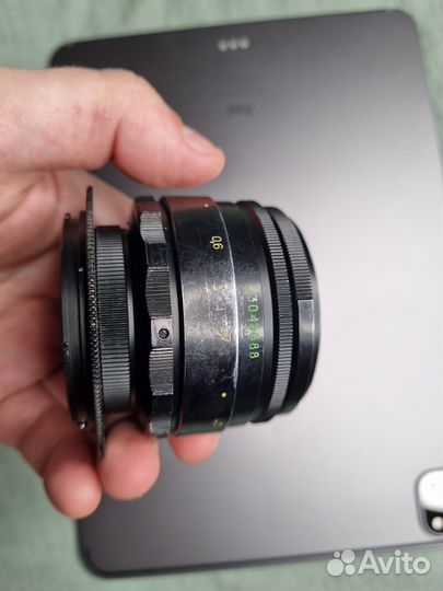 Canon (гелиос) 44-2 f2 + переходник с чипом