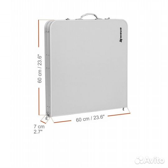 Стол складной (сталь) (T-21407/1) Helios