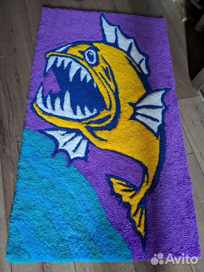 Тафтинговый ковер рыба скорпена ерж