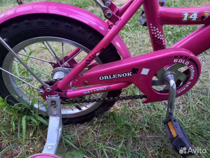 Детский велосипед четырехколесный от 3-х лет